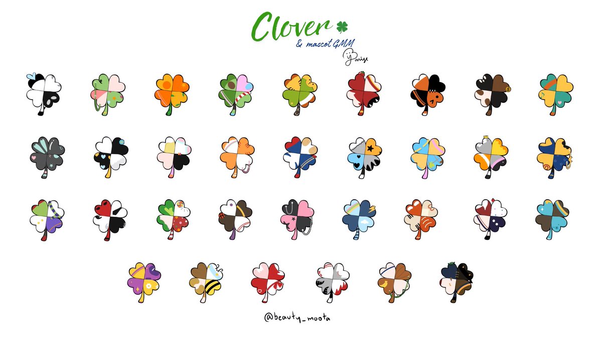 beauty_moota's tweet photo. Pls rt na💛🥹✨
clover  ver.หลาน ๆ มีไว้นำโชค หมาน ๆ เฮง ๆ เลยคั้บ 

Giveaway png clover leaf gmm mascot

https://t.co/xxGurGao04

** ไม่อนุญาตให้นำไปใช้ในเชิงพาณิชย์** 

** ไม่อนุญาตให้นำไปเจน Ai** 

#GMMTV 
#GEMMHOUSE 
#HappyFamily
#GMMTVStarlympics2026 https://t.co/BAwLhu6Mqq