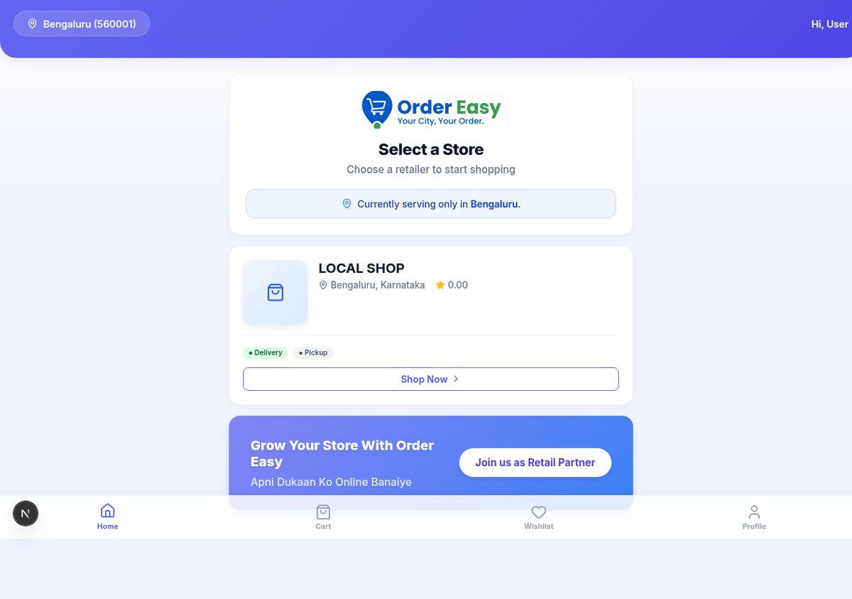 Vin8003's tweet photo. Not a mall.
The shop you already know.

Delivery and pickup on the same card.
Area-scoped. Shop-first.

OrderEasy customer.

Which shop would your neighborhood actually open first? https://t.co/BRsgLC4ErD