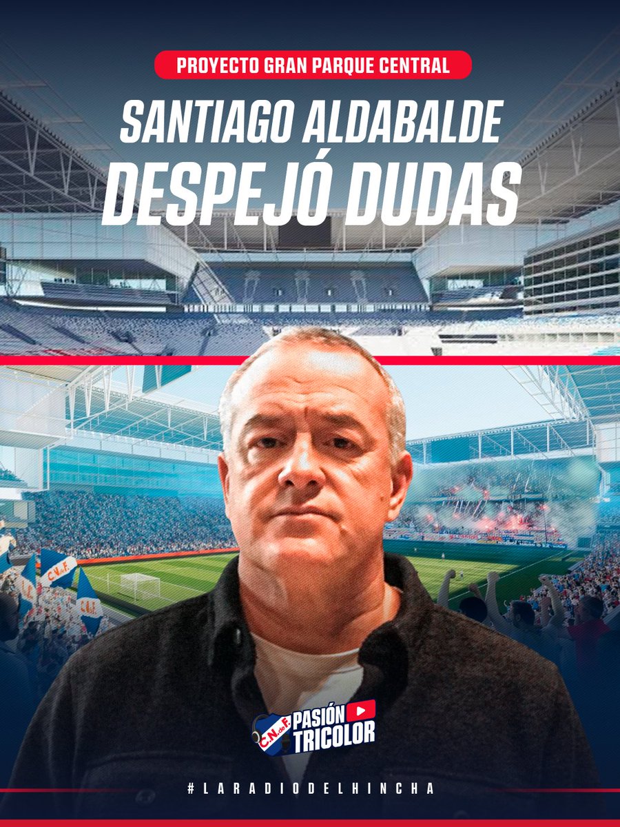 PasionTricolor1's tweet photo. PROYECTO GPC 🏟
Recibimos y Publicamos:

🗣 "En el día de ayer algunas cuentas de X, llamativamente coordinadas, difundieron información falsa, parcial y errónea sobre el Máster Plan.
Nadie se comunicó con la Comisión de Patrimonio, ni con el equipo de CPA,  ni conmigo para validar los datos.

En ningún momento mencionan el cambio estructural que el proyecto supondría para el Club: para su infraestructura, su futuro económico y para la distancia deportiva que nos permitirá generar, despegándonos definitivamente del resto de los equipos.

Conocemos el origen de estas filtraciones y la voluntad de erosionar el proceso y generar incertidumbre.

En los próximos días saldremos una vez más en los medios y en reuniones presenciales a explicar cada uno de los temas con detalle y claridad. 

Estamos plenamente convencidos del proceso que estamos llevando adelante, único en la historia del Club, concebido con un nivel de garantías y resguardos como nunca antes se ha planteado.

Tenemos un compromiso inexorable con la historia y la grandeza del Club Nacional de Football y con el Gran Parque Central como activo fundacional de la Copa del Mundo.

No nos van a convencer de jugar al achique, de seguir improvisando y continuar deteriorando el patrimonio del Club. No hay un plan B serio: la alternativa es seguir postergando decisiones y profundizando el deterioro.

Tenemos una ventana de oportunidad histórica con el Mundial del Centenario en nuestro país y la posibilidad de volver a poner en valor la casa de la Copa del Mundo, el lugar donde todo comenzó.

Corremos un riesgo enorme de no estar a la altura para el 2030 si no avanzamos con el proyecto y dejamos al GPC definitivamente actualizado, incorporando además un centro de deportes, cultura y eventos activo los 365 días del año, al
nivel de su grandeza y de su historia única en el fútbol mundial."

📝 Santiago Aldabalde, Presidente de la comisión de patrimonio y Obras de NACIONAL.