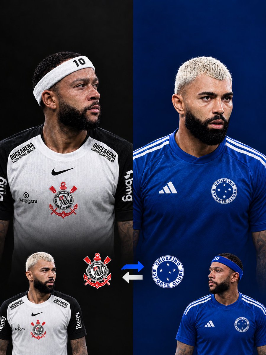 FutPrimeBrasil's tweet photo. Cruzeirense não gosta do Gabigol e o Corinthiano está revoltado com o Depay...

Eis a solução 👇

Gabriel no Corinthians
Depay no Cruzeiro https://t.co/bgZSaqGopv