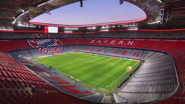 IranembTun's tweet photo. Imagine the Allianz Arena in Munich packed with 73,500 people.

Now imagine every seat empty.

Since October 7, 2023, 73,500+ Palestinians have been killed in Gaza.

That is not a number.
It is a stadium full of human lives. https://t.co/MADTklf1fP