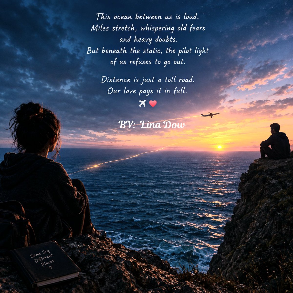 Dowlina10438's tweet photo. Some love stories are written in the space between two hearts—not measured in miles,
but in the quiet decision to keep choosing each other. ❤️✍🏽
#PoetryLovers #AcrossTheDistance #AuthorLife https://t.co/pb9HyjXUvy