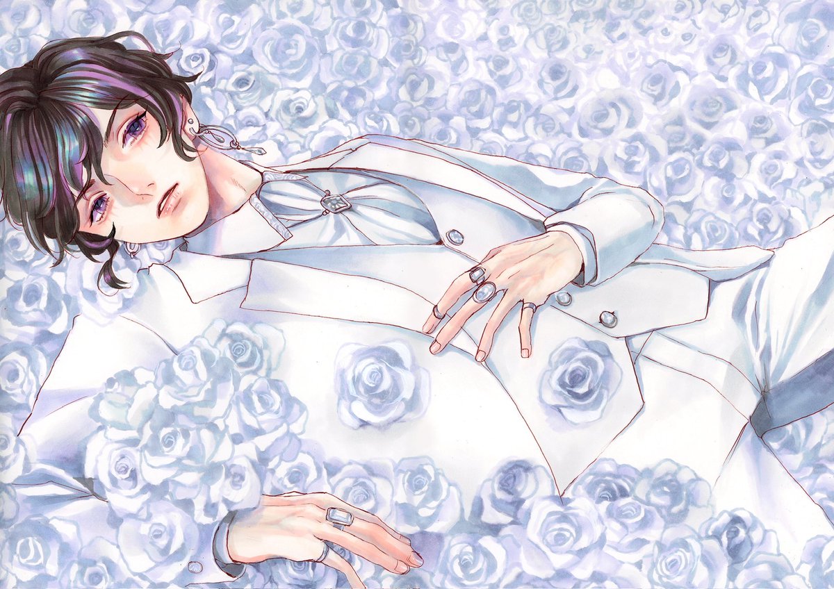 quARTz__j's tweet photo. #オセロニアート 

ジュリスくん実装9周年おめでとう💎✨
いつまでも変わらず大好きです。

本日9/18(金)20:00〜
これまでつくってきたジュリスくん108作品をまとめたイラスト集をBOOTHにて頒布します！
よろしくお願いします。

https://t.co/TpptSPn8Lu https://t.co/tgq73fusfr