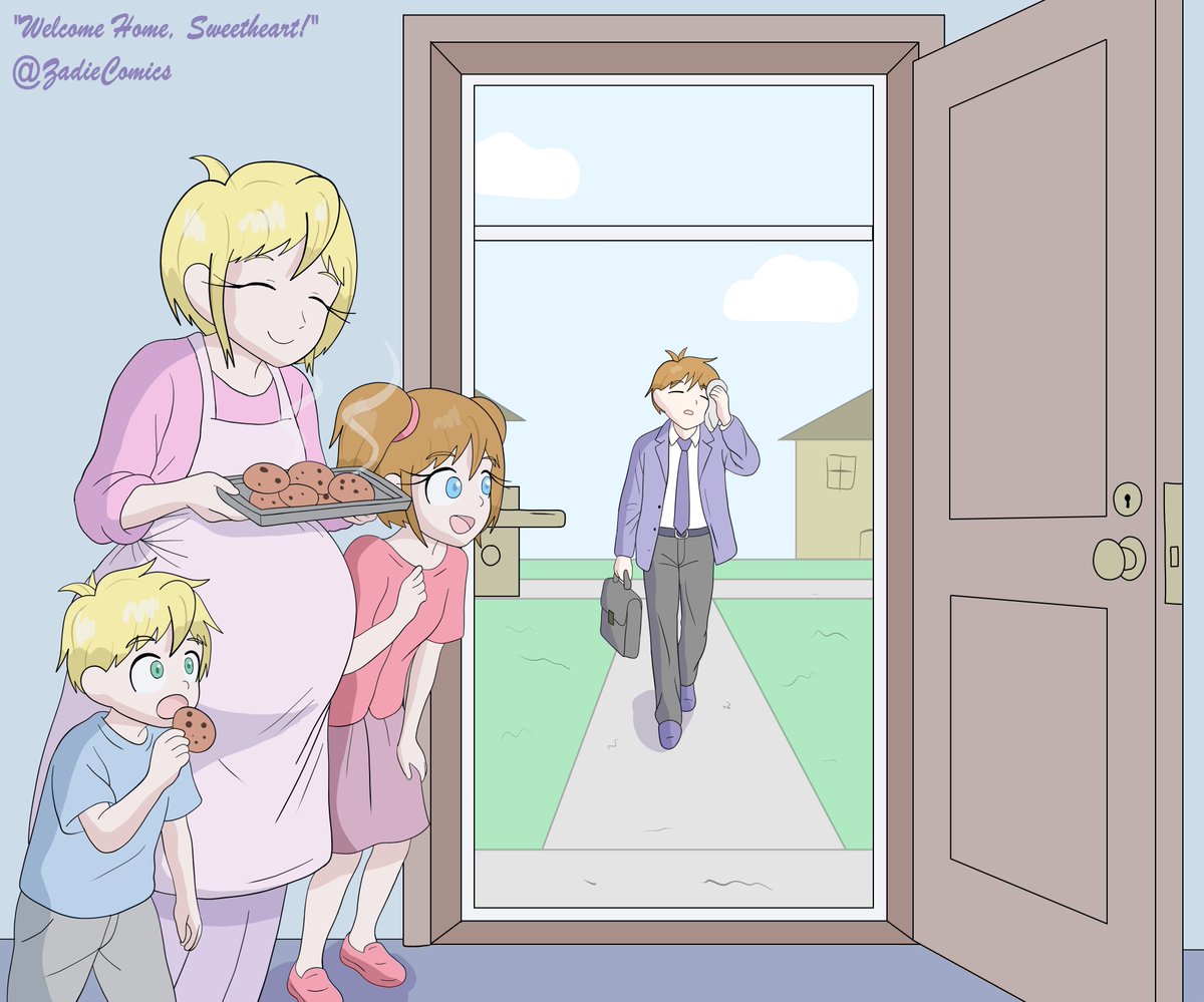 ZadieComics's tweet photo. "Welcome Home, Sweetheart!" ❤️ https://t.co/UcUAnu1GA6