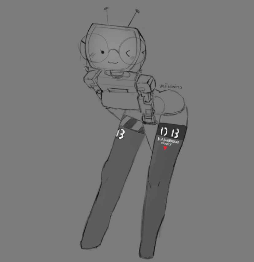 VeiledWires's tweet photo. I wanted to draw Evelyn in these really cute socks! https://t.co/nPOECrfajI