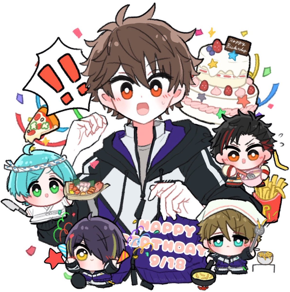 pukakaka09's tweet photo. お誕生日おめでとう！❤️‍🔥
#守沢千秋誕生祭2026 https://t.co/PMmmrX3268
