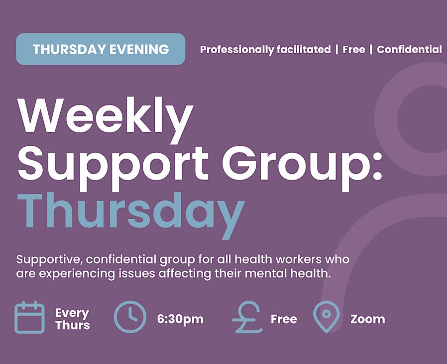 DoctorsDistress's tweet photo. If you are struggling, please do not suffer in silence.

Our free, confidential online support groups are here for healthcare workers at every stage of their career. To find out more about all of these groups, and to register, click here: https://t.co/h5vst1AY7g
💙 https://t.co/BxyzjybaMc