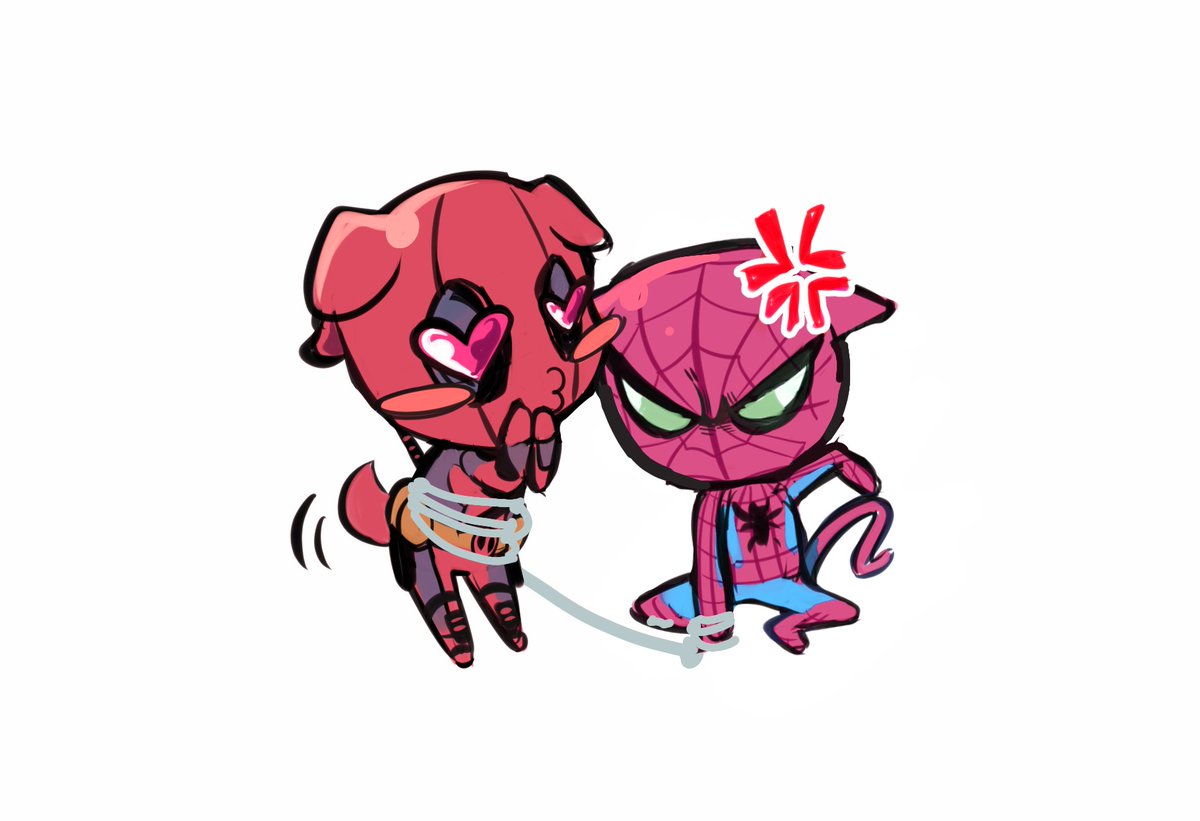 91ucx's tweet photo. #spideypool https://t.co/QArIan34Jx