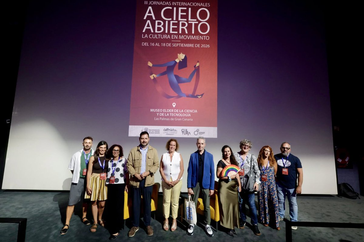 museoelder's tweet photo. Se celebran en el Museo Elder, las 𝐈𝐈𝐈 𝐉𝐨𝐫𝐧𝐚𝐝𝐚𝐬 «𝐀 𝐜𝐢𝐞𝐥𝐨 𝐚𝐛𝐢𝐞𝐫𝐭𝐨» dando 𝐩𝐚𝐬𝐨 al Festival Internacional de Teatro, Música y Danza 𝐞𝐧 𝐥𝐚 𝐜𝐚𝐥𝐥𝐞.  

@LpaCultura https://t.co/v0p2EwFhD0