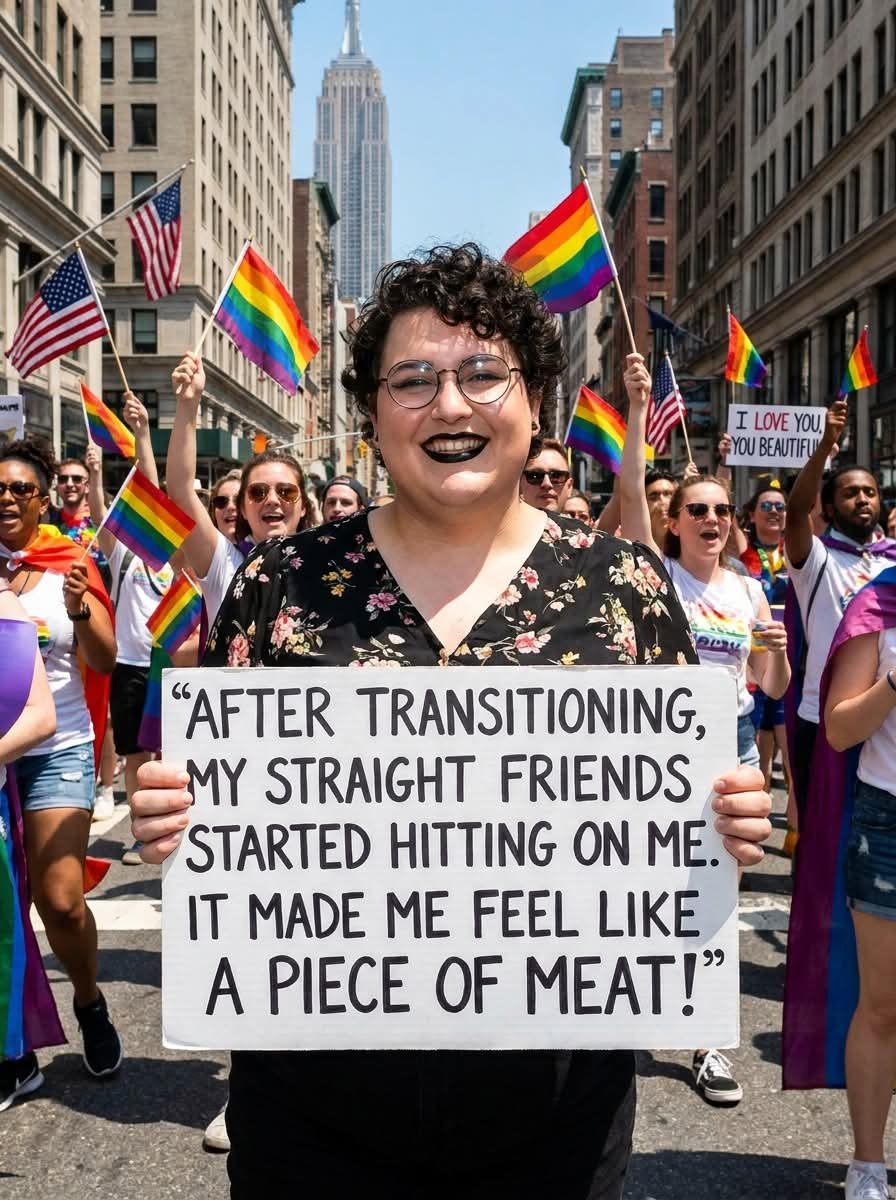 HOTMAGAX's tweet photo. “After transitioning, my straight friends started hitting on me. It made me feel like a piece of meat!”
Your thoughts? https://t.co/bBHegxwFyr