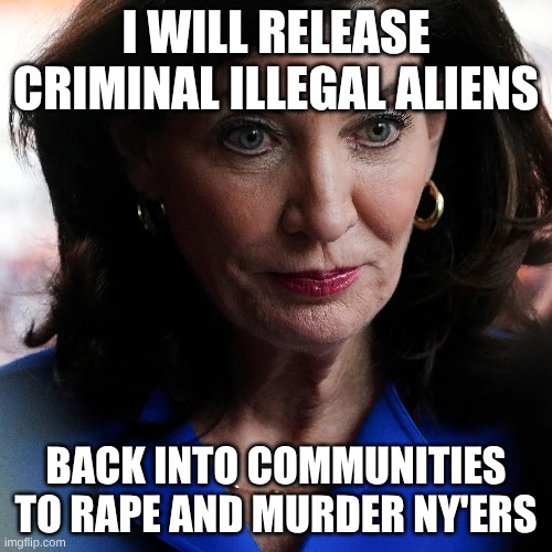 chickenballs270's tweet photo. @KathyHochul Criminal illegal aliens are not New Yorker's dear https://t.co/5gLWwJ6j6a