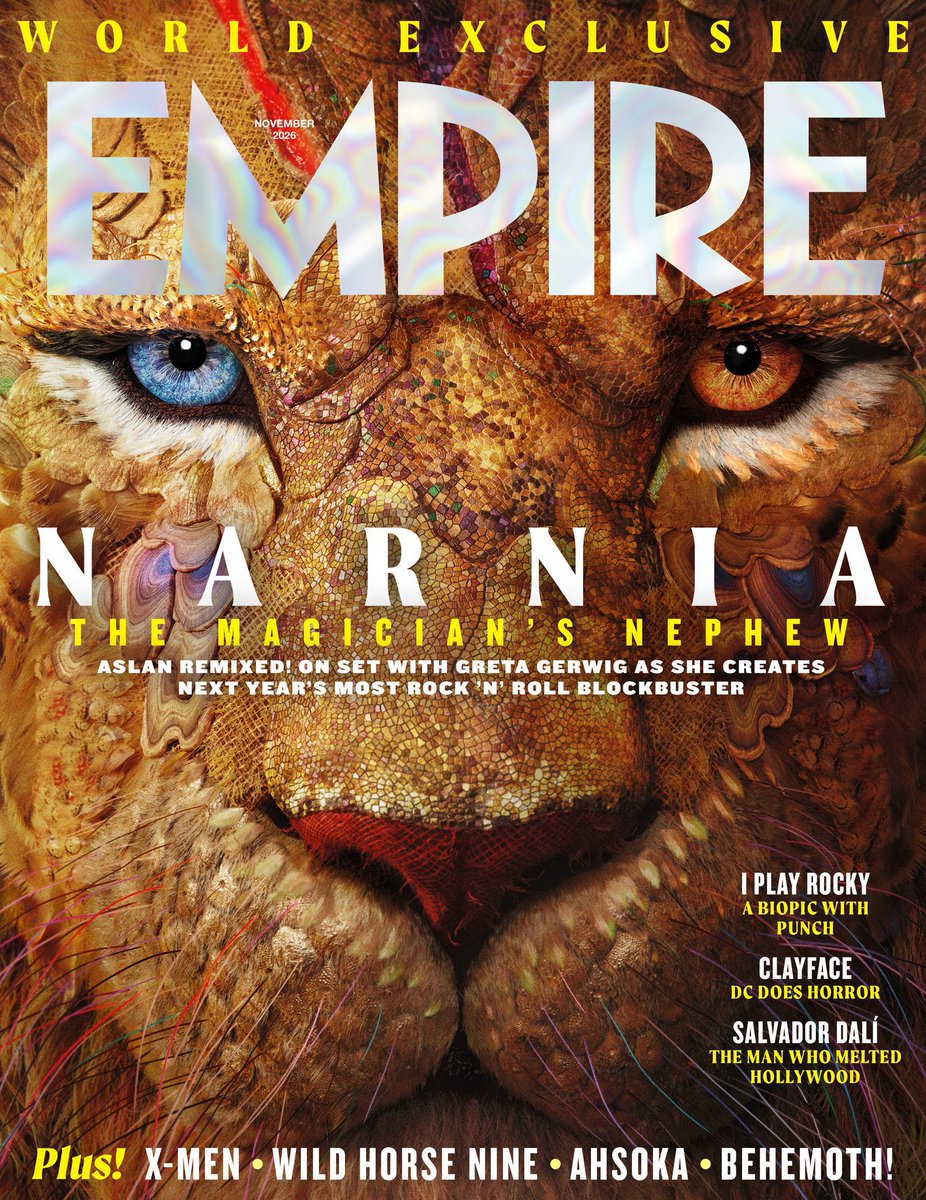 PopBase's tweet photo. First look at Aslan in Greta Gerwig’s ‘NARNIA’ film, voiced by Meryl Streep.

(https://t.co/QiXftX7OQA) https://t.co/CziWbaY8P8