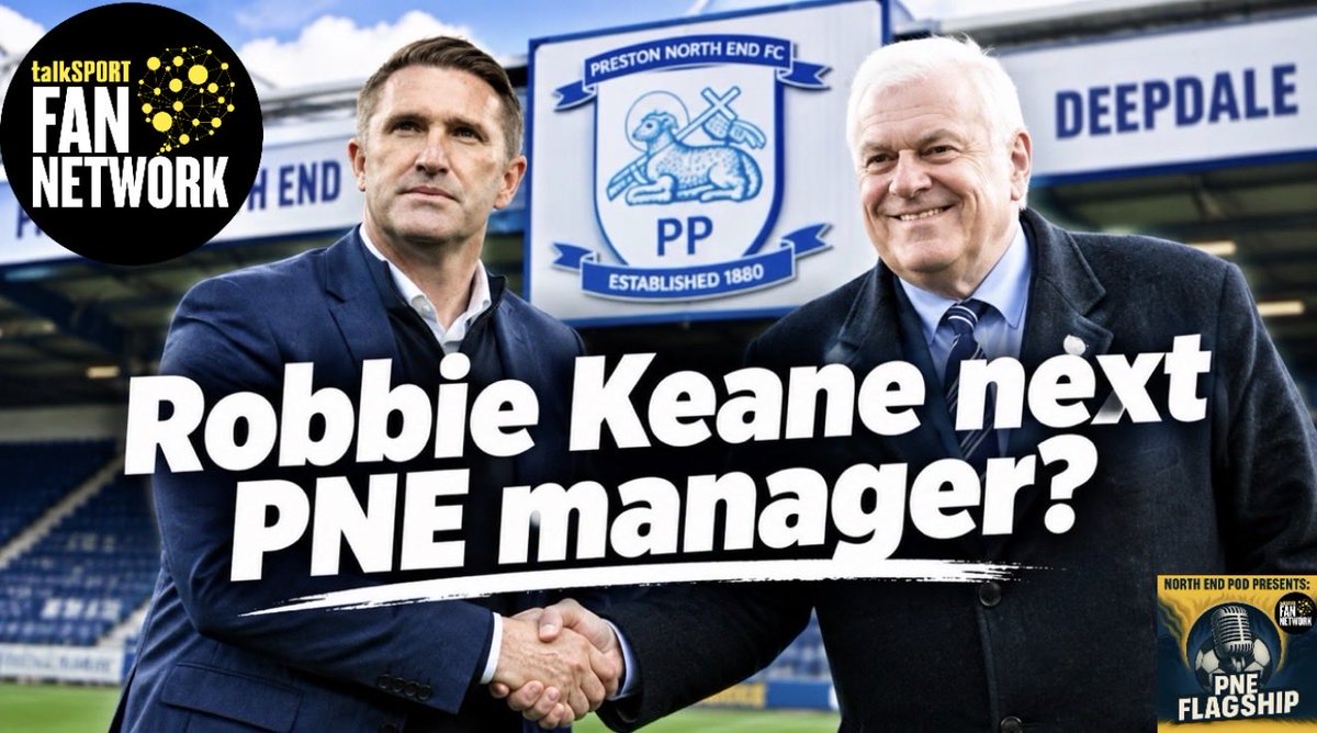 champagainpod's tweet photo. 🚨Would you welcome Robbie Keane as the next PNE manager?

🟡 Podcast below giving you all the information about the man today linked with the vacant managers job at Deepdale.

🔗 https://t.co/REcecjrweX

#pnefc https://t.co/PJR62ck31S