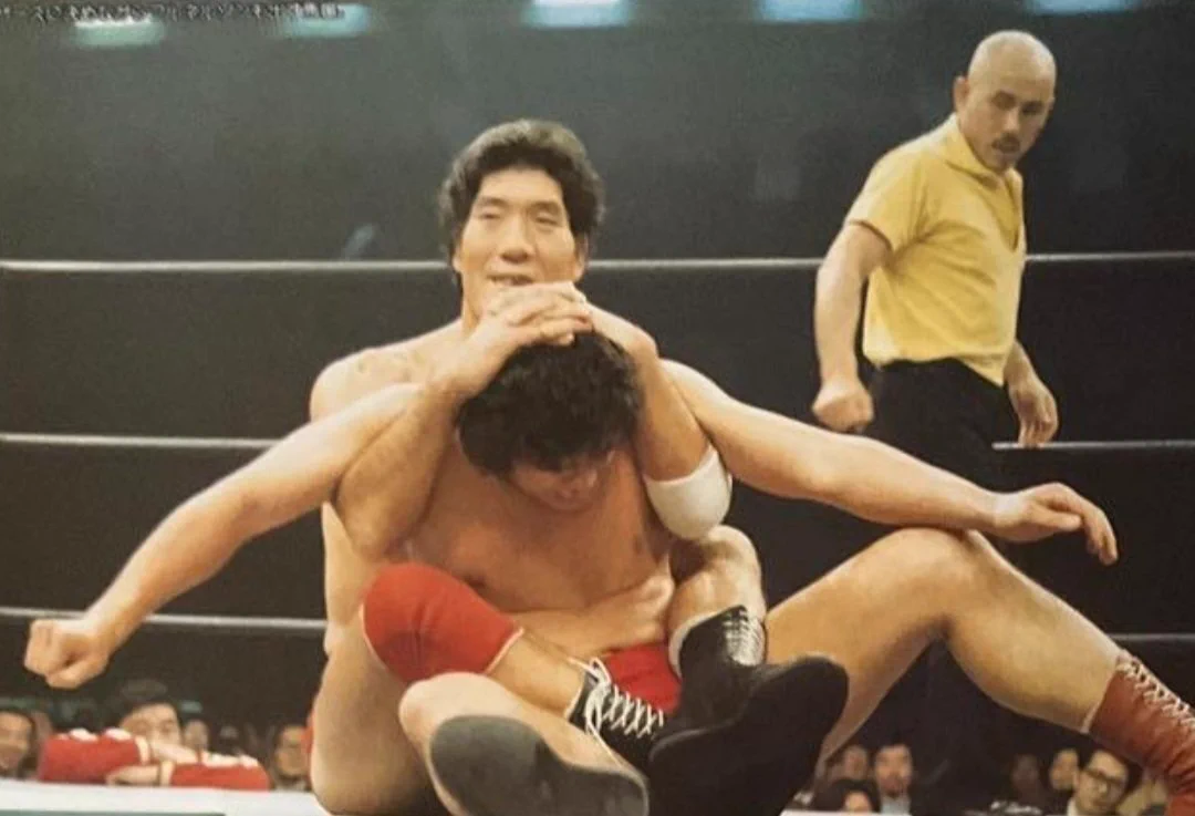 nobuyan в X: „#ジャイアント馬場 #ジャンボ鶴田 #全日本プロレス 1975