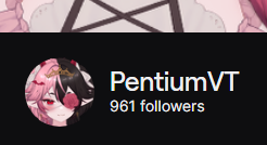 pentiumthe3rd's tweet photo. SO CLOSE TO 1K HOLY SHIT-
https://t.co/fz0LZm72on
#supportbeam #vtubersupportbeam #ENVtuber #VtuberEN #VtuberUprising #Vtuber #smallstreamer #twitchaffiliate https://t.co/FHzrNfOY24