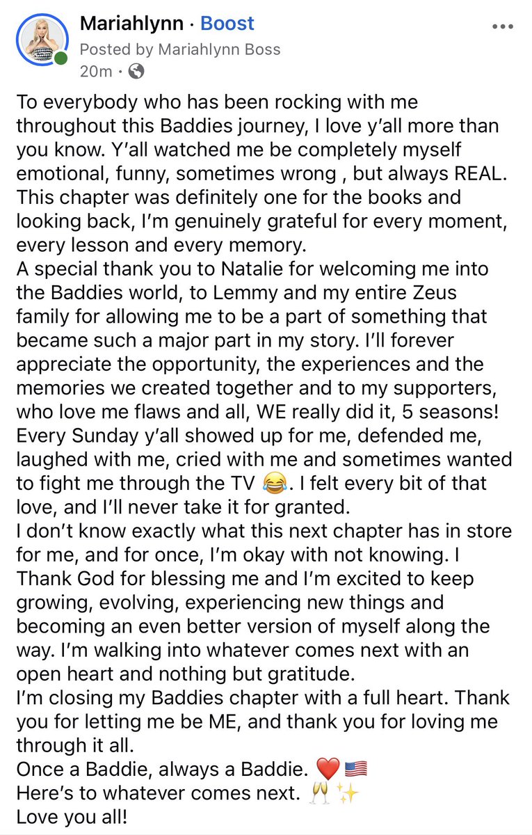MariahLynBoss's tweet photo. This isn’t the end of my story, it’s the beginning of a whole new era. Thank you all for being part of this chapter. Now it’s time to turn the page. Big MARIAHLYNN not the mf little one. 🎬😘 https://t.co/GwavfSrSS7