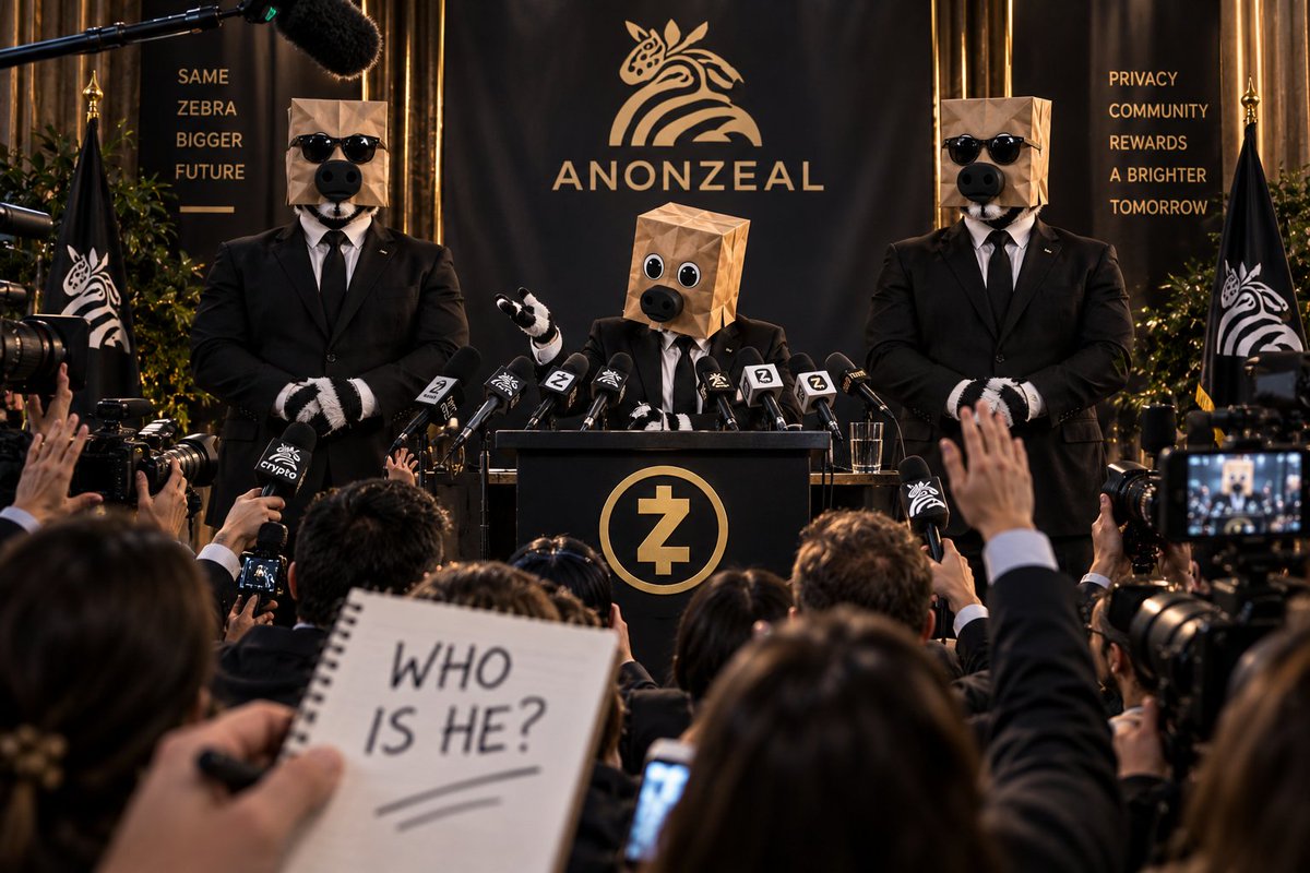 AnonZeal's tweet photo. Following extensive community feedback, we are pleased to announce a major upgrade to $ANONZEAL.

The zebra will continue wearing the bag.

We appreciate your patience while we reached this difficult decision. 🦓 https://t.co/z3mAZqjONa