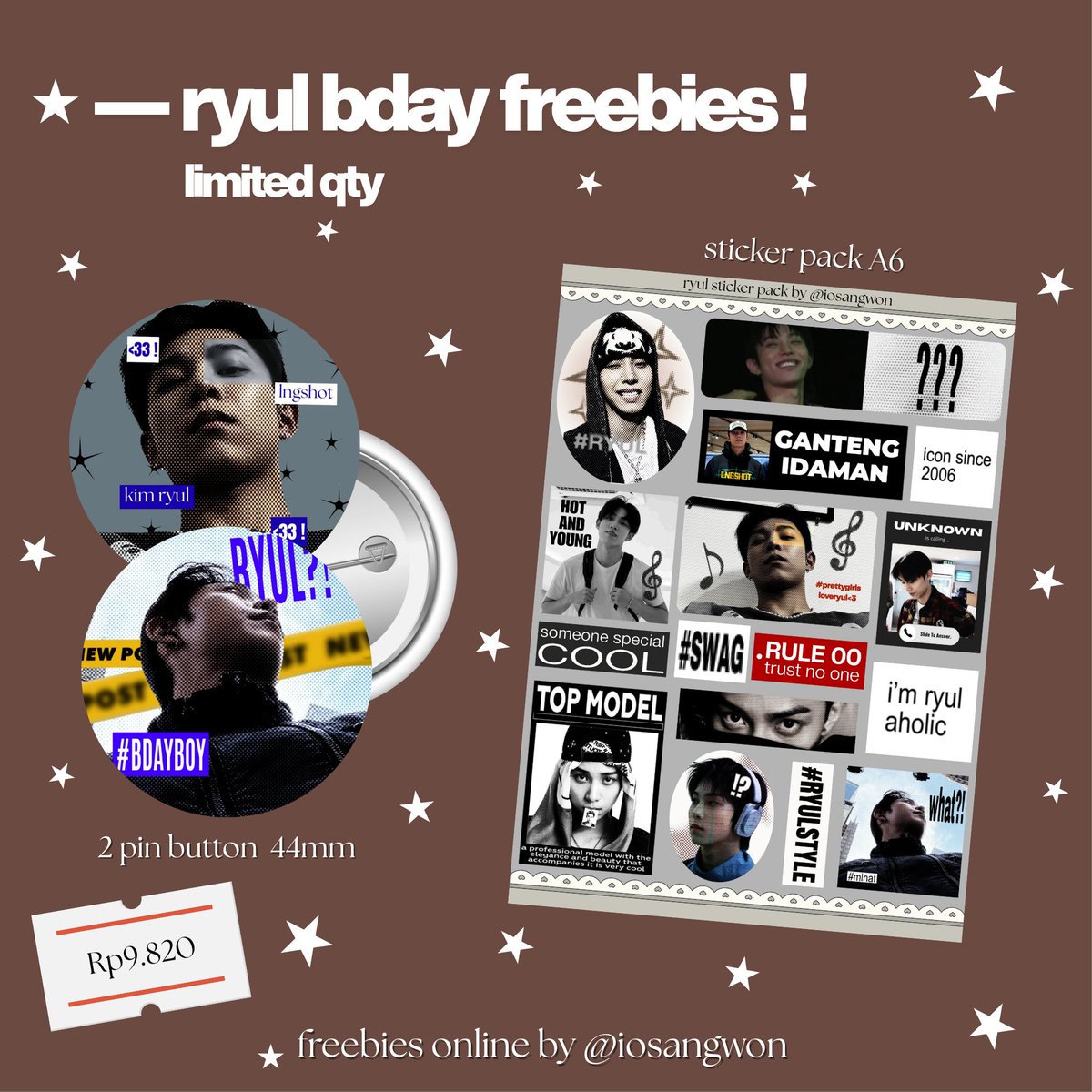 iosangwon's tweet photo. #RYUL's birthday freebies by @iosangwon

— tnc !
☆ shotties &amp; ryulmania only !
♡ rt &amp; like are appreciated
☆ 1 person = 1 set
♡ set Rp9.820 (no refund)
☆ write ur @ on notes
♡ claim by 🍊

☆ 25/9/2026 — 20.18 WIB
>> https://t.co/sGnSdIUgFq

📝 kindly tag me if u get it 💗 https://t.co/RXfJWK2u4q