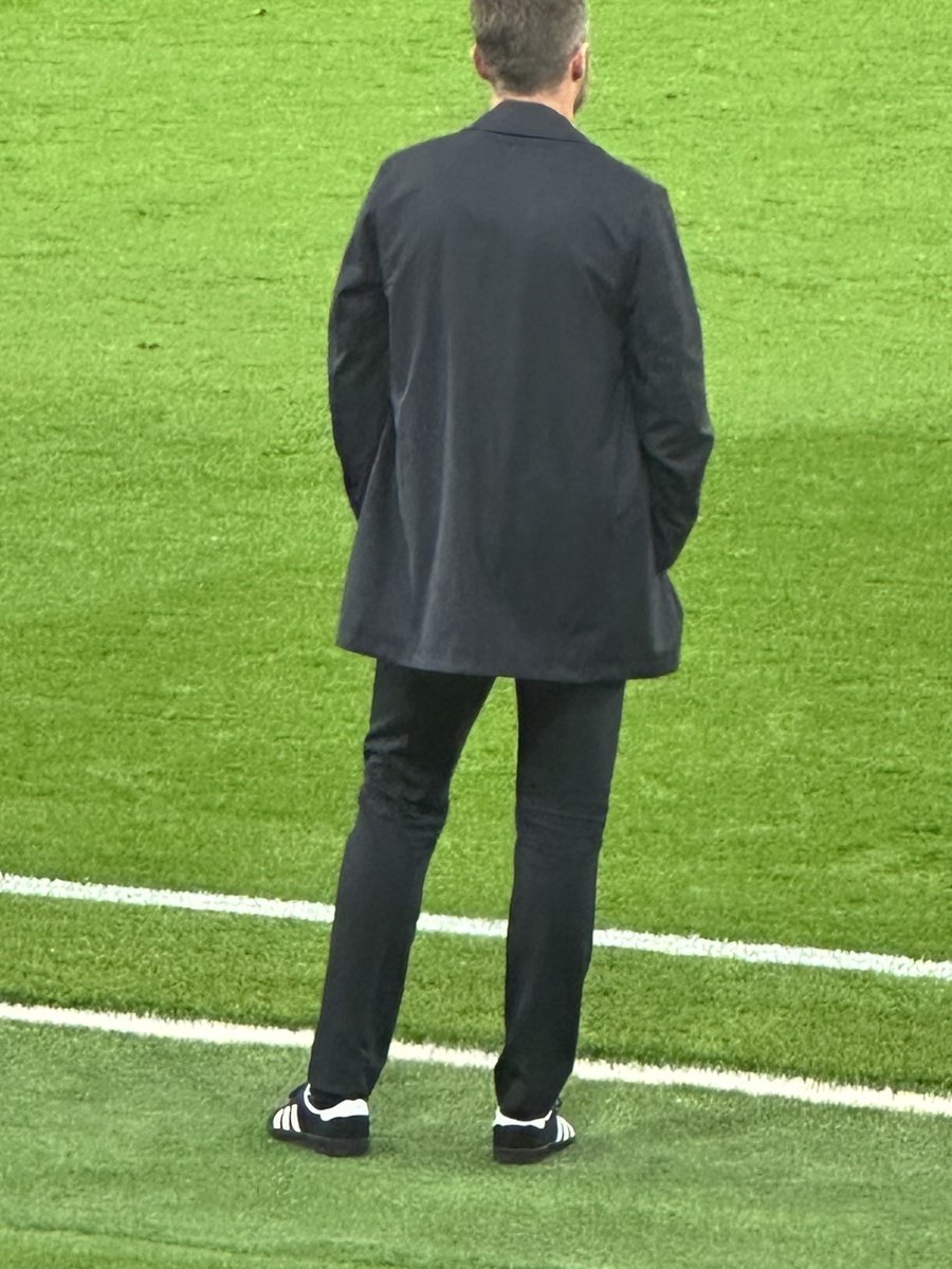 TimLombard's tweet photo. @Lionel_Lingard Was there. When Maz got injured things fell apart. Carrick static. Midfielders were very soft in contact areas. Too narrow. Low confidence. Subs ready at 2-2, they scored, no change in subs stategy (like keeping Sesko on). I can go on and on.... https://t.co/XX3vwSB2vH