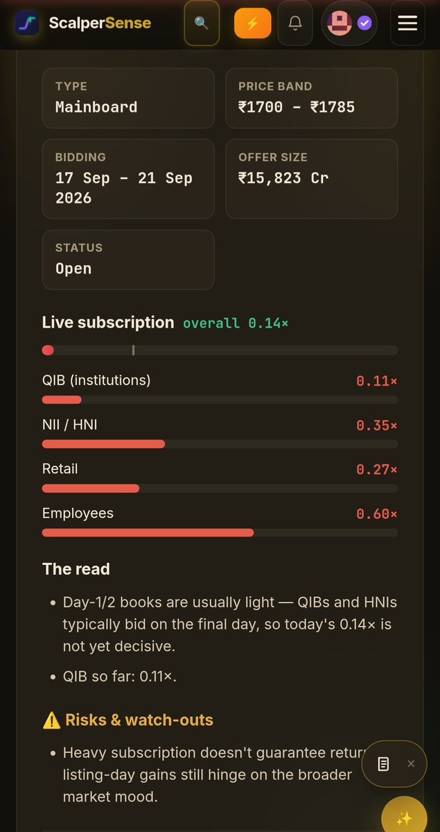scalpersense's tweet photo. #nse #NSEIPO #SCALPER #SHARE #ShareMarket

https://t.co/LbHBESqBat 

Would you bid/buy nse ipo ? Check out the financials and research https://t.co/cdpwEjAWTA