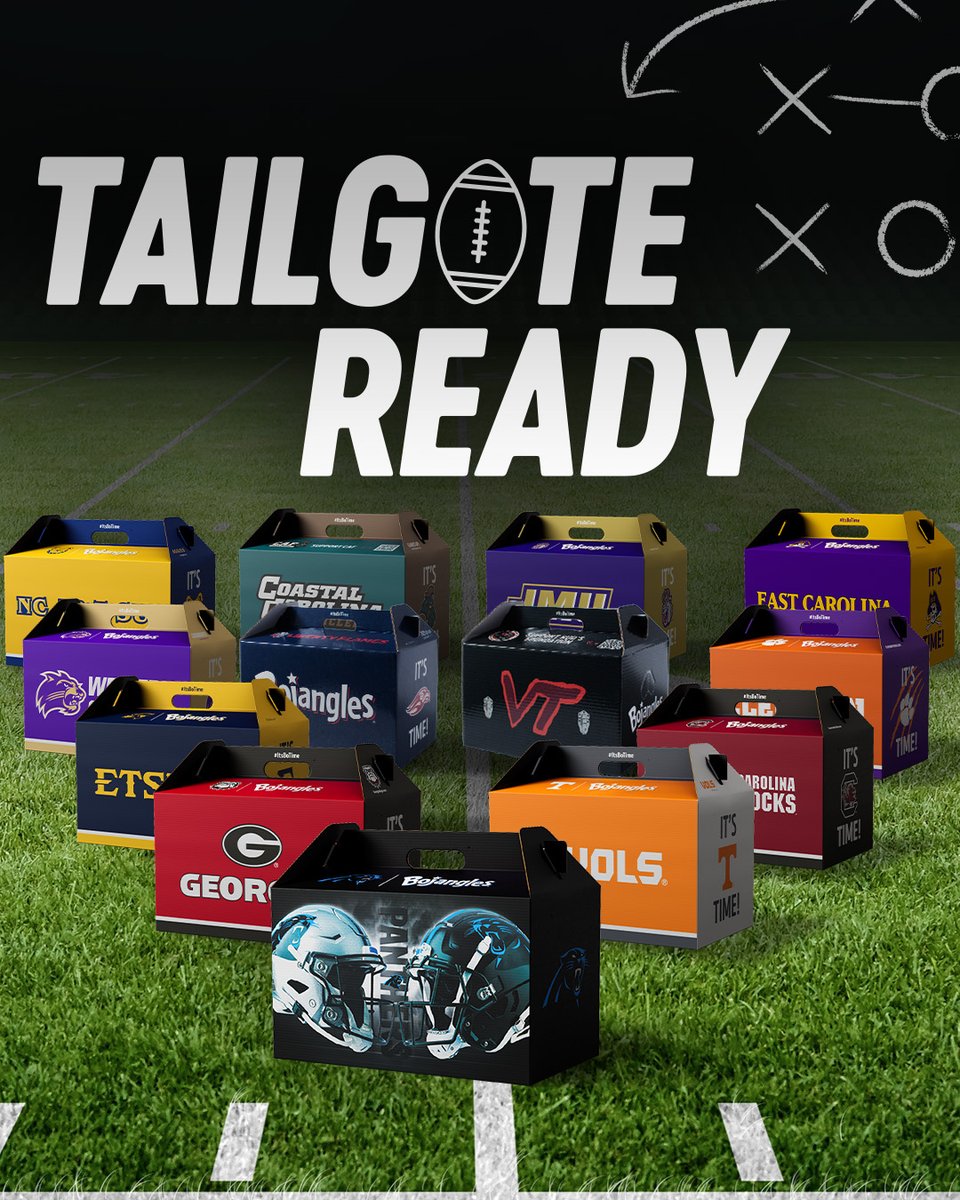 Bojangles's tweet photo. We are SO back 🏈 Order ahead in the Bojangles app for your tailgate this weekend🍗 https://t.co/xytUeFyfvy