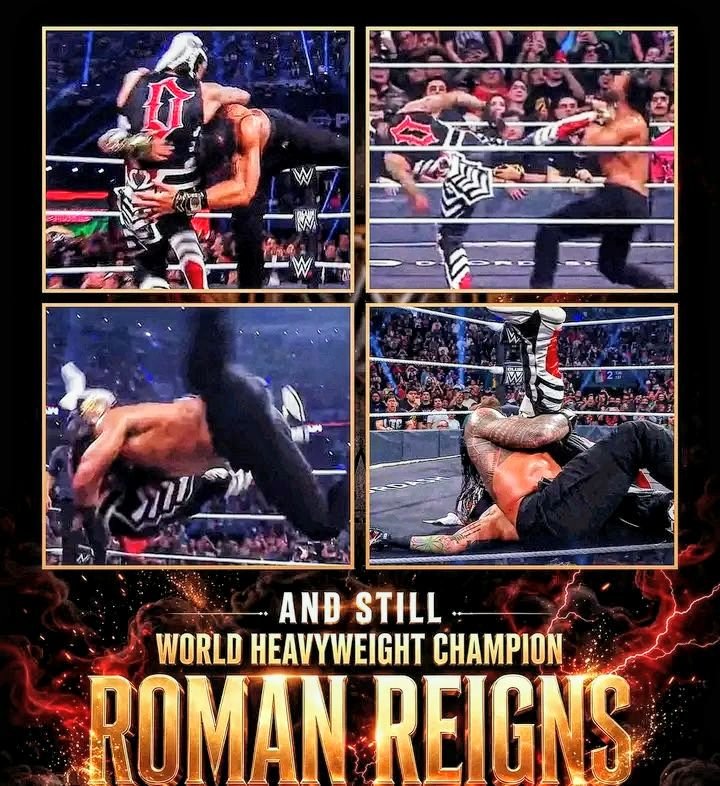 BunseHeike's tweet photo. @WWE @WWERomanReigns NO ONE CAN PIN 
OUR TRIBAL CHIEF 
GOAT 💖☝️ ALONE . https://t.co/0Ry38pVhqe