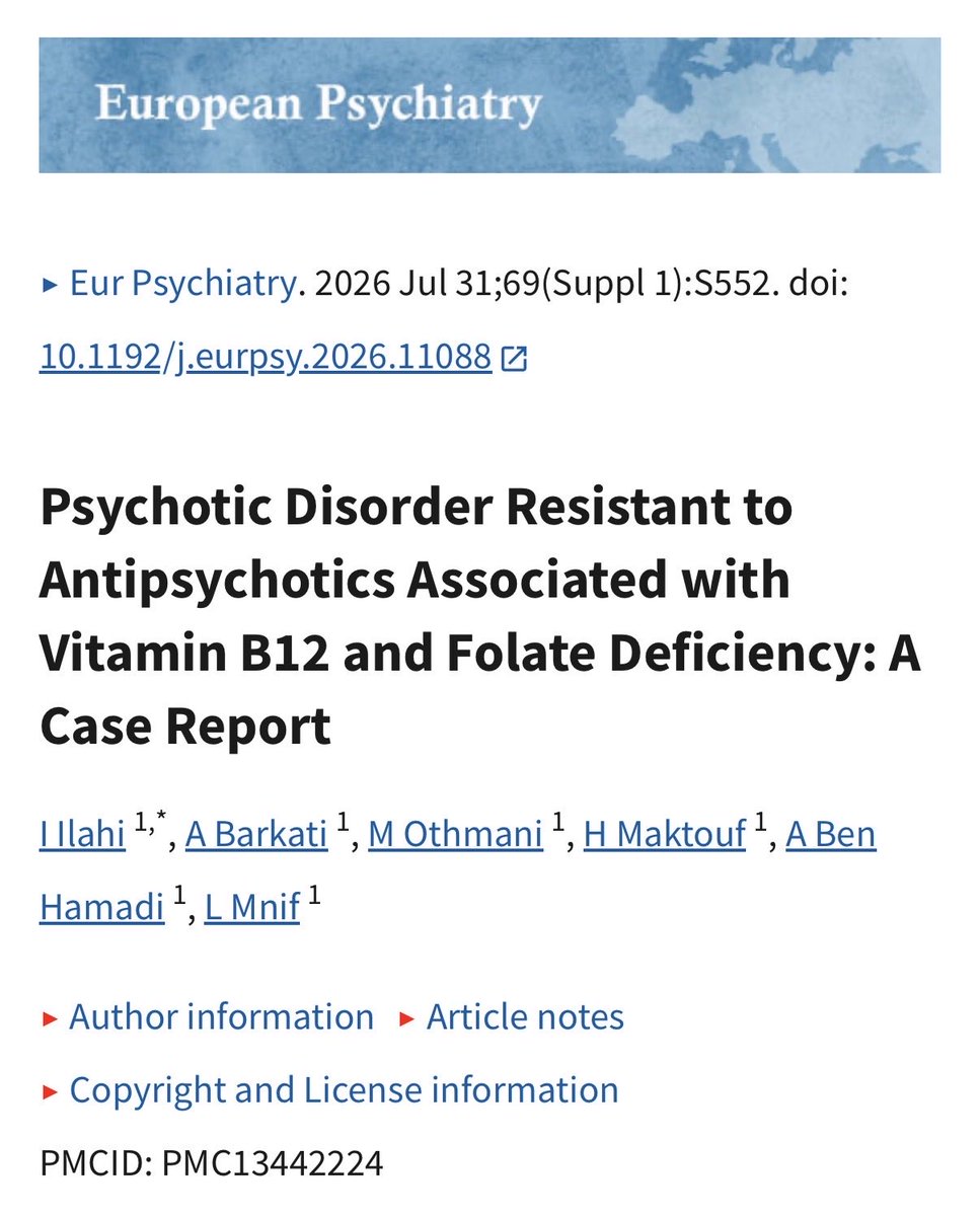 FarvingCo's tweet photo. A teenager went PSYCHOTIC from a stomach bacteria. No drugs. No trauma. JUST BACTERIA.

It starved his brain of B12 until it broke.

They killed it. Psychosis gone IN 14 DAYS. Antipsychotics stopped after. (PMC3404901)

The same bacterium might be in your gut right now:

• brain fog that won't lift no matter what you try
• mood swings you can't explain
• anxiety that appeared out of nowhere
• feeling mentally "off" for months
• irritability that started with digestive issues

53% of the world carries it. Most have no idea.

I killed it. Here's the exact stack I used: 🧵
