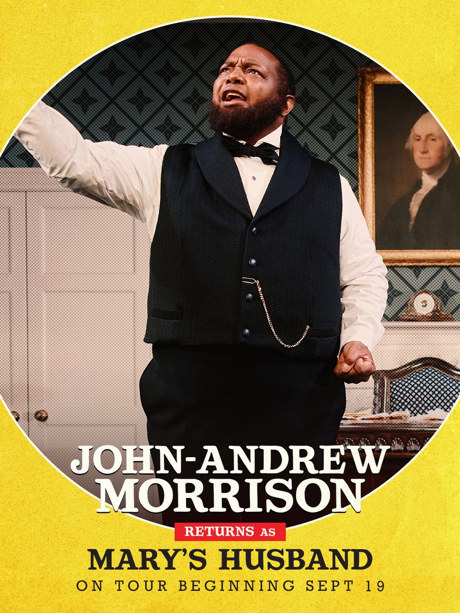 ohmaryplay's tweet photo. John-Andrew Morrison returns as Mary’s Husband on tour through November 1. https://t.co/dk5srQzye3