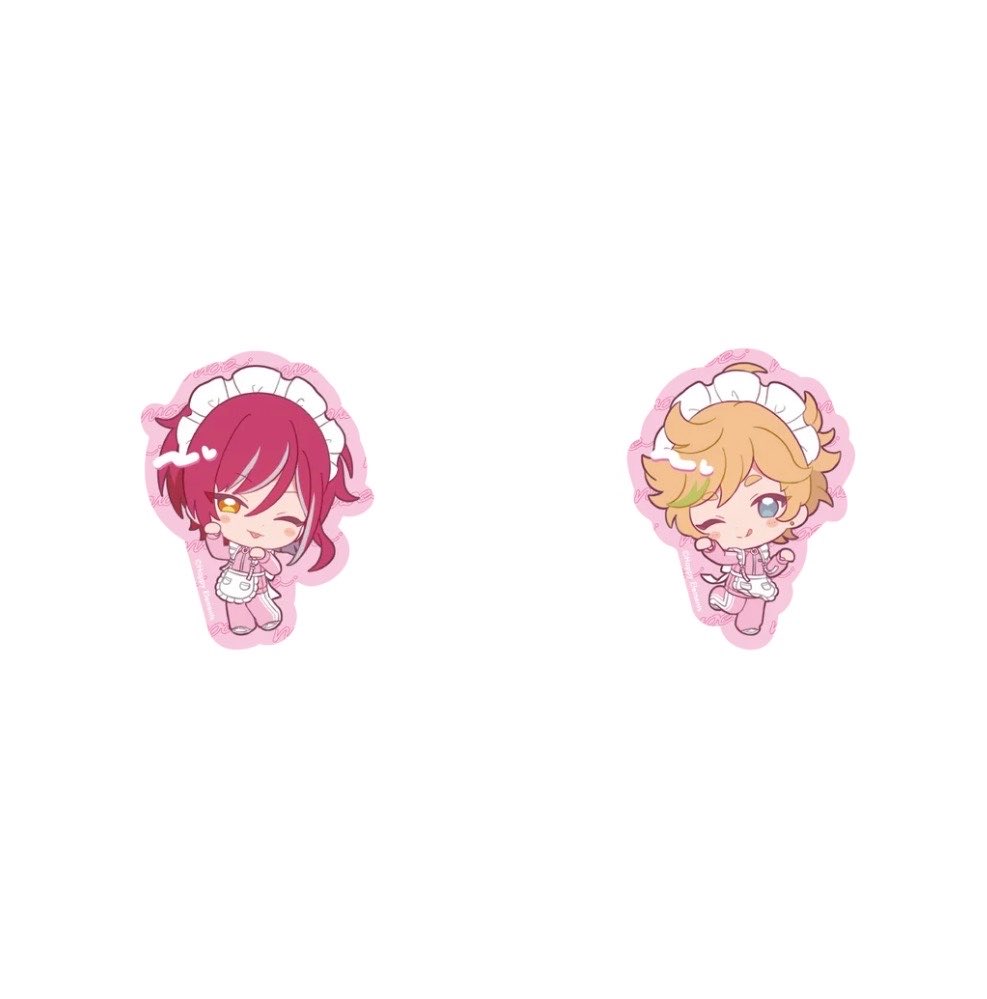 MdrTmg_87829's tweet photo. 【交換】あんスタ　萌え×2文化祭シリーズ ぺたぺたステッカー

譲→鉄虎、千秋、奏汰、忍、ジュイス、望見、舞珠、夏目、宙

求→つむぎ、翠、チトセ

ジュイス望見舞珠はチトセと交換の方優先
各1セット予約済み
郵送のみ https://t.co/yF09HuNZQq