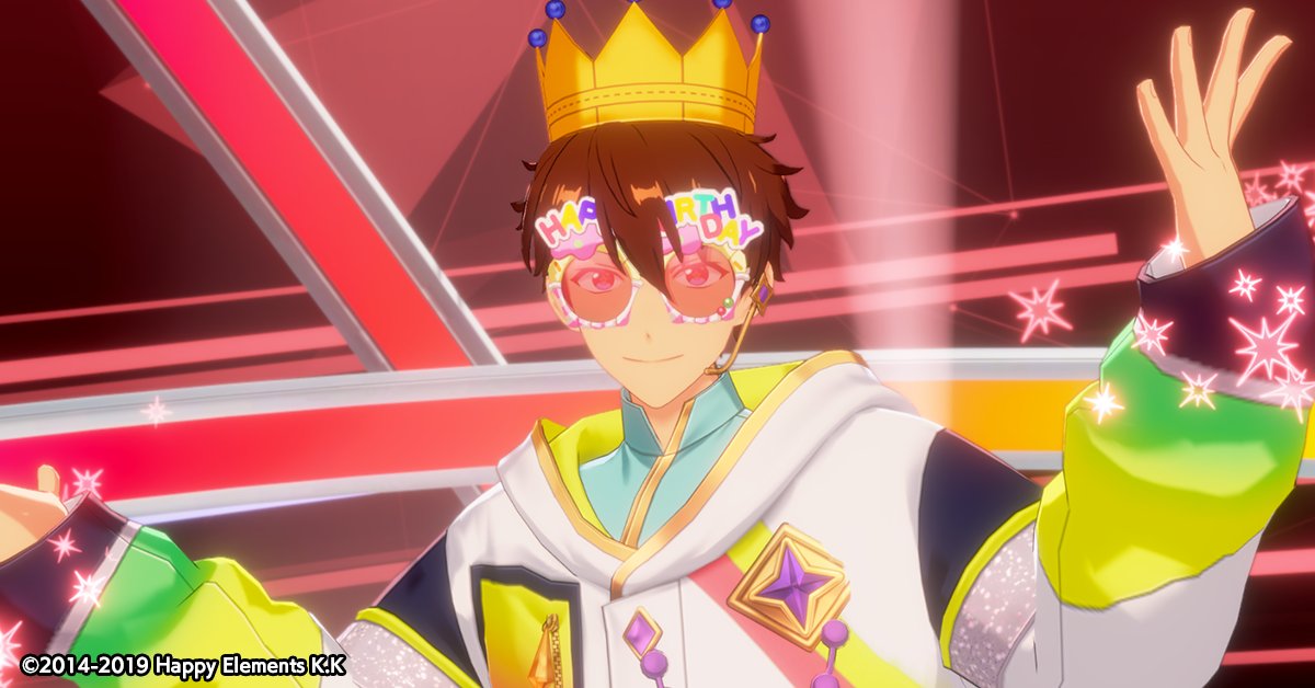 enstars_music's tweet photo. 【誕生日のお知らせ】

本日は🎊🎂守沢 千秋の誕生日！！🎂🎊

『Music』ではキャンペーンを進めると
スフィアコーデパーツ【バースデーセット（帽子）】【バースデーセット（眼鏡）】もGETできます！

特別なパーツを使ってスフィアコーデを楽しんでくださいね🌟

#あんスタ #守沢千秋誕生祭2026 https://t.co/KksFziRmjM