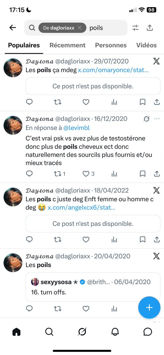 myy91120's tweet photo. @dagloriaxx Mdrrr le pire c’est que c’est pas la première fois qu’elle fais la meuf dégoûtée pour des poils, va te faire soigner sah, qu’Allah te rendent aussi poilu que ton gros daron https://t.co/fnBg5kKGZH