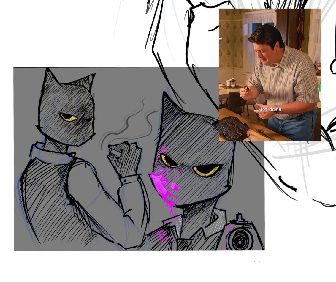 sof3v0id's tweet photo. sketch #bulletbunny #internagent #animalhospital https://t.co/wMJITsfaUn