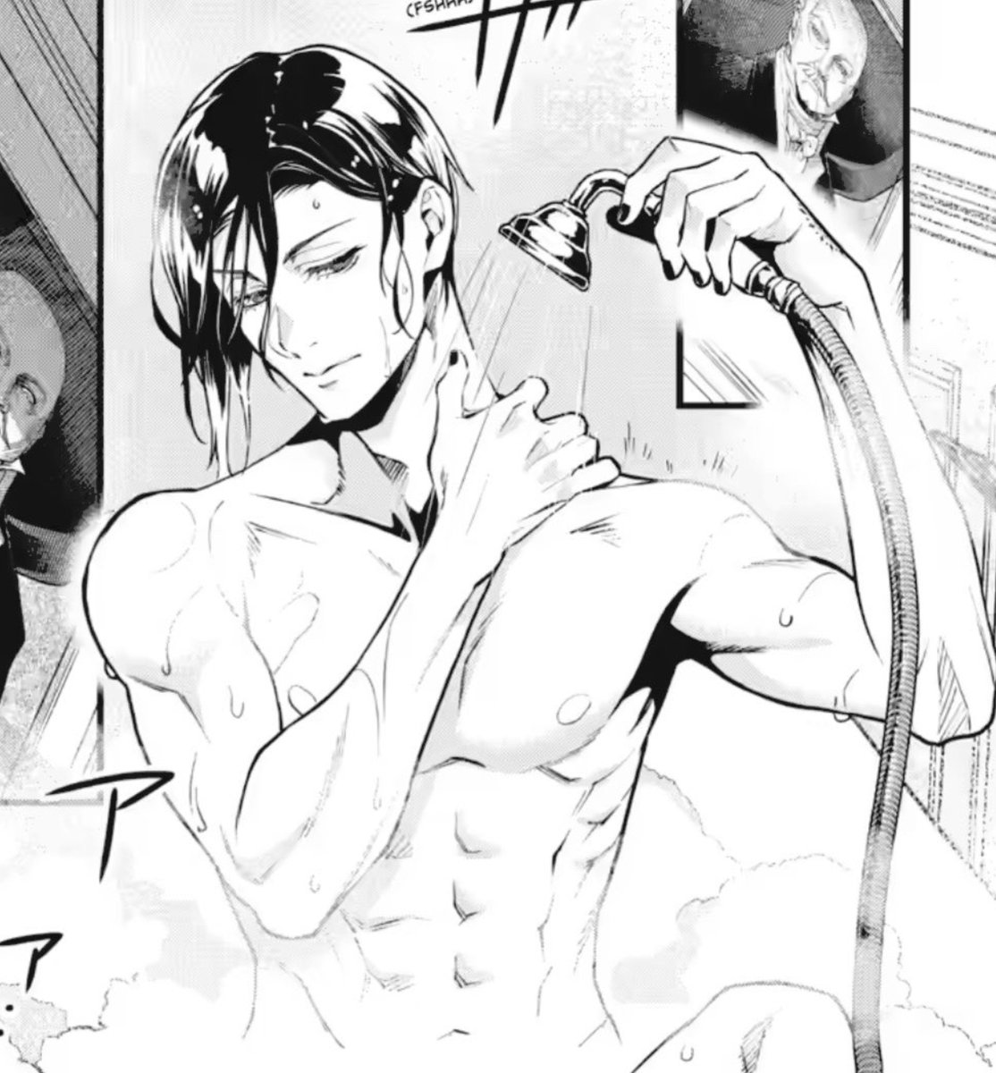 fyodorai's tweet photo. art development went so hаrd SEBASTIAN IS LITERALLY A HUNK NOW?!?!?!! https://t.co/kWOqYCCWJg
