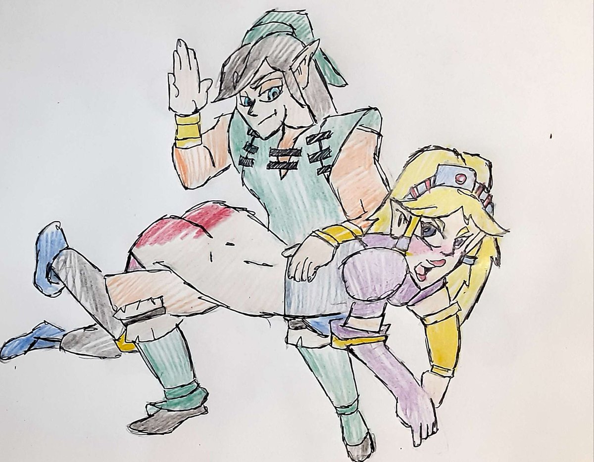 TheJacman's tweet photo. #spankingart

Link &amp; Zelda from the Captain N cartoon.

Nintendo might not consider them part of the series, but I still do, lol. https://t.co/zipjOvAVaG