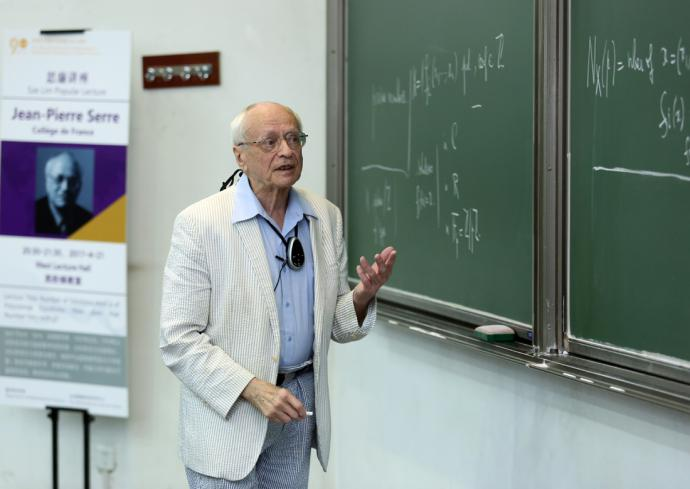 mathemetica's tweet photo. 100 years old. Still the sharpest mind in the room.

Jean-Pierre Serre, youngest Fields Medalist in history (age 27), first Abel Prize winner, and the “Mozart of mathematics,” turned 100 on September 15 and is still lecturing, still writing on the blackboard, still shaping the field.

Happy 100th to the greatest living mathematician. The rest of us are just trying to keep up.