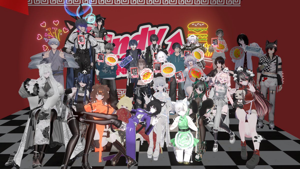 Candy_dinya_'s tweet photo. 🍒 Thank you 🍒

Candy Diner × nya- へご来店いただき
ありがとうございました🐼

本日の思い出はぜひ
#VRCだいにゃー
へ📮✨

#vrcイベント https://t.co/iV6rsX0RMY