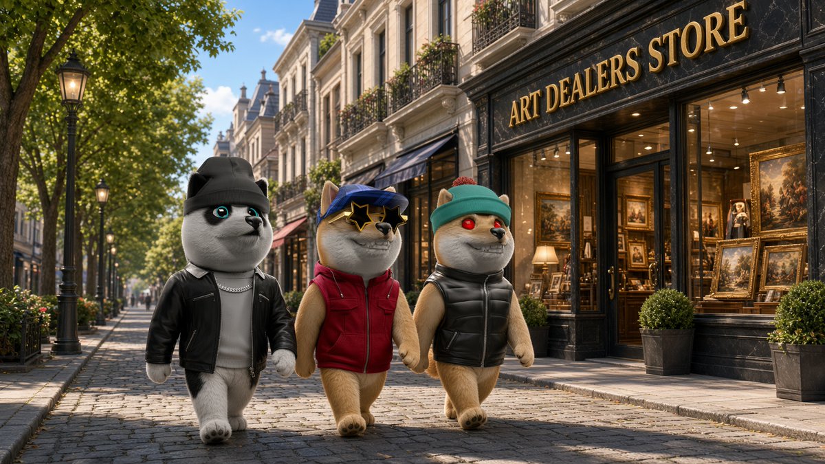 cc76288's tweet photo. These OG #BabyShibas heard there was going to be some Art Dealing going on at @The_Art_Dealers place, and they want in.. If your looking for some RWA Art and want to have some fun , Give the page a follow for you GDT WL spot. Don't miss out ! More info coming soon. Grab your place .