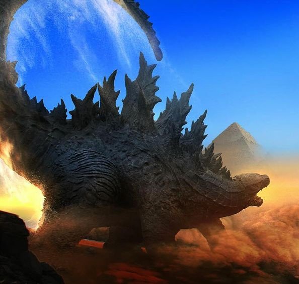 Gojirakotm19's tweet photo. I love how Godzilla looks in this concept art sm https://t.co/nGQr8GmmXe