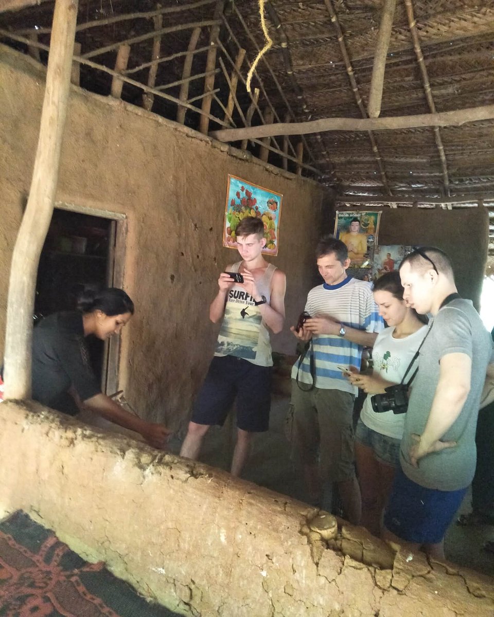 NeryLingeftd's tweet photo. Authentic Sri Lankan village life with my lovely guests from Europe. We visited a traditional mud house, learned village cooking, and enjoyed fresh local food together. Simple life, warm people, big smiles, and unforgettable memories. https://t.co/sJTABRzxSx