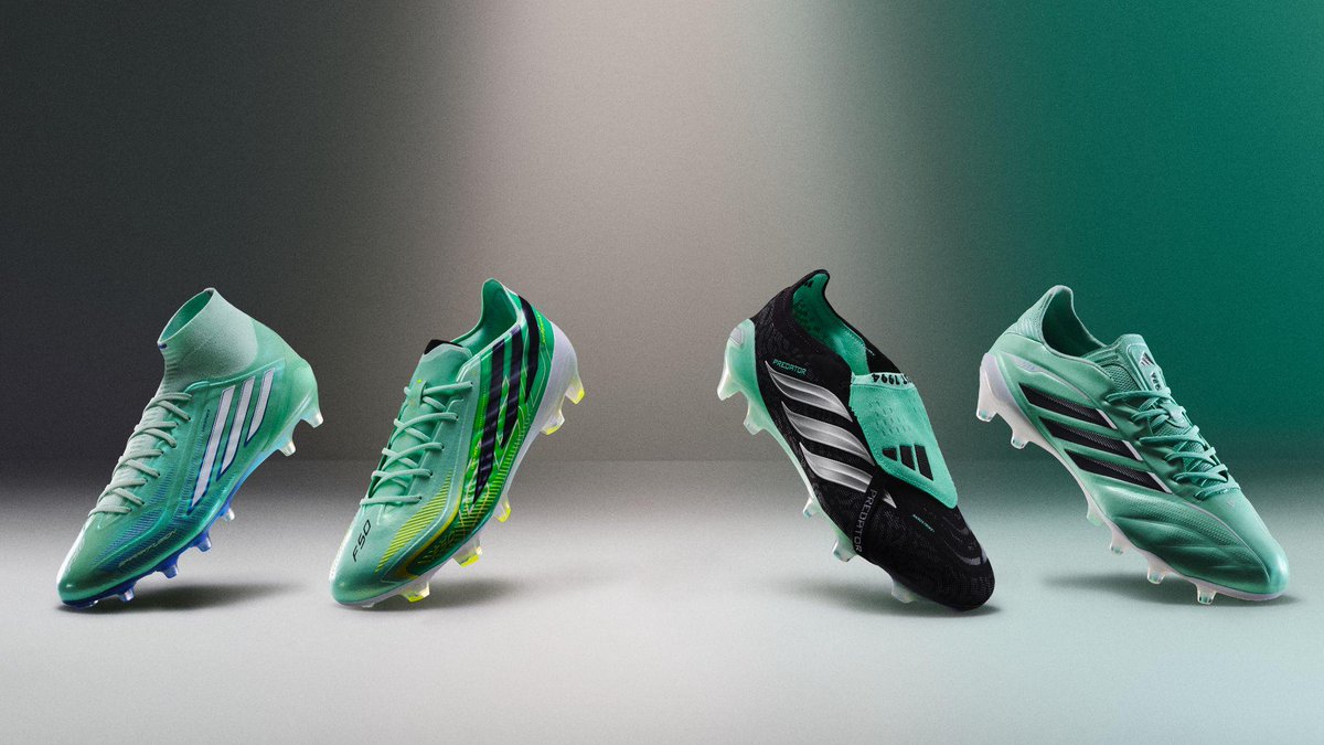 Lakhandu's tweet photo. adidas have unveiled the latest chapter of its ongoing ‘Chaos vs Control’ story, introducing striking new colourways for the iconic F50 and Predator franchises.

The latest boots will be worn on-pitch by some of the game's biggest stars, including Lamine Yamal and Ousmane Dembélé https://t.co/Hqp9heX5Af