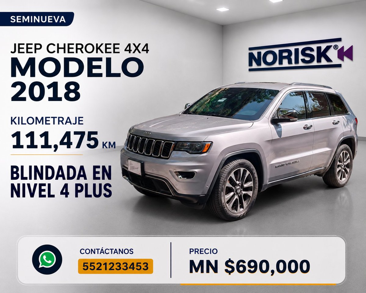 NoriskMexico's tweet photo. Vehículos Blindados Norisk México
📲 Contáctanos:
WhatsApp: +52 55 2123 3453 https://t.co/0l4XDPaC8D