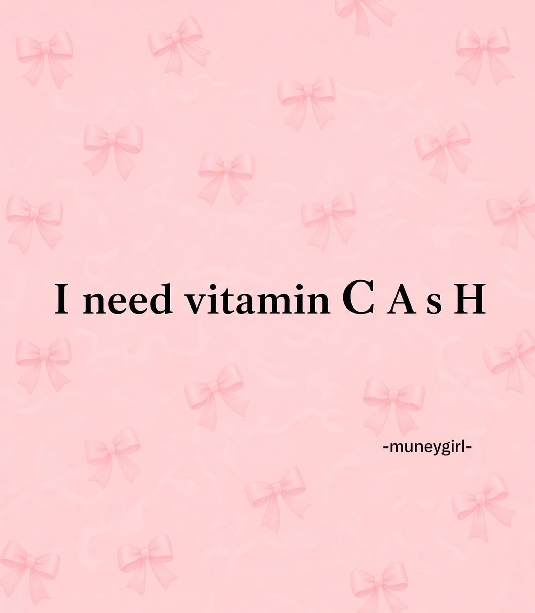 muneygirl's tweet photo. I need my vitamin (C)ash as well as my vitamin (D)irect deposit 💵 https://t.co/aR5BfaP6yT