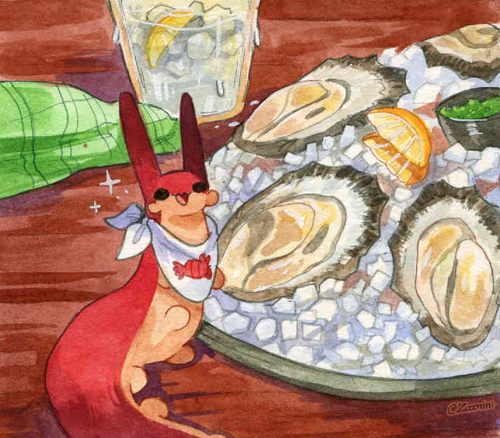 zuccnini's tweet photo. [oc] Oyster Feast, 2025 https://t.co/OgEv1c3vbe