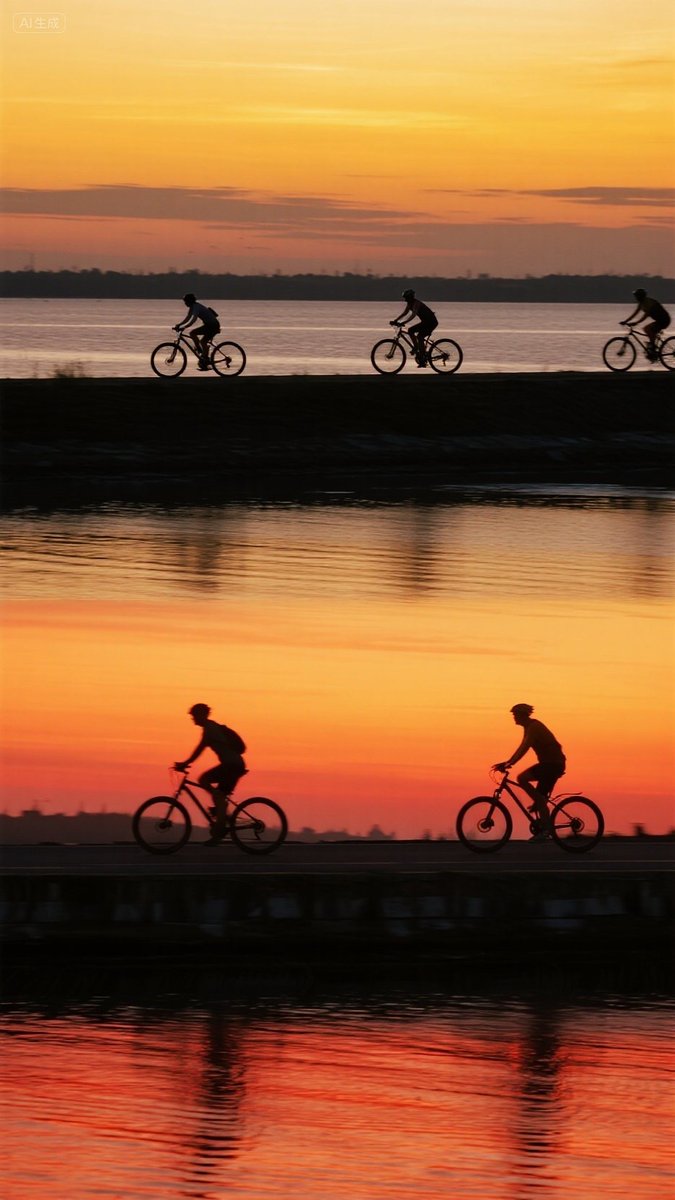 silvw283867's tweet photo. Today's ride: Cruised along the riverfront path at golden hour—fresh air, clear views, perfect way to beat the midweek blues! https://t.co/22i2qeGpas