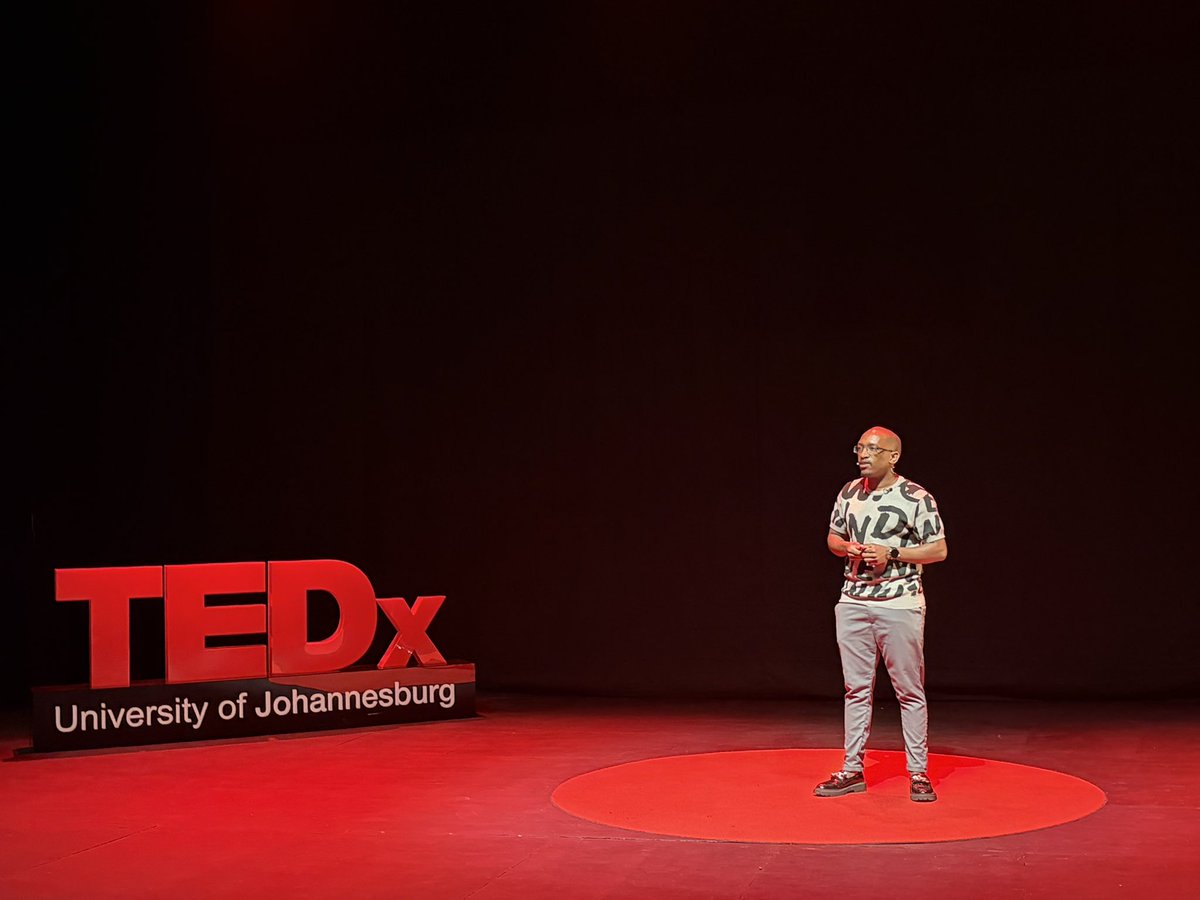 UJLibrary's tweet photo. Founder, MENWOMENTAL &amp; Social Impact Advocate: Katlego Mokua
Unquestioned customs: When we stop asking why, we stop growing
I was becoming someone but I wasn’t becoming myself, I was becoming the man besuited by society
#TEDxUJ2026 #TEDxUniversityOfJohannesburg 
#BeyondTheBinary https://t.co/HlmmFkh8Ju