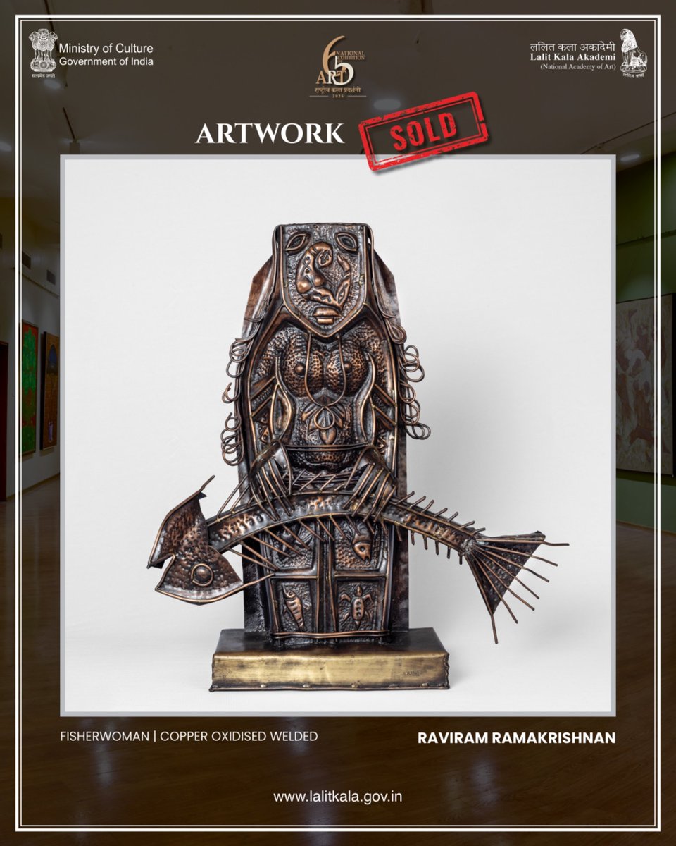 LalitKalaLKA's tweet photo. Another remarkable artworks from the 65th National Exhibition of Art 2026 has found a new home. 

Art appreciated. Art cherished. Art collected.
(1/3) https://t.co/0aPeGxOoLJ