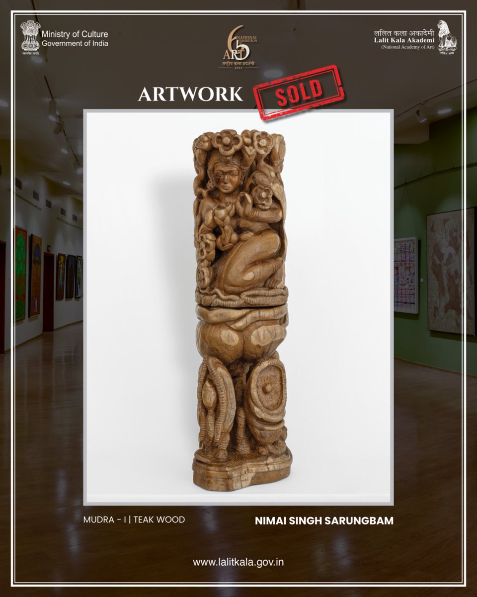 LalitKalaLKA's tweet photo. Another remarkable artworks from the 65th National Exhibition of Art 2026 has found a new home. 

Art appreciated. Art cherished. Art collected.
(1/3) https://t.co/0aPeGxOoLJ