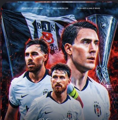 LanLpas's tweet photo. 🏆 Beşiktaş, UEFA Avrupa Ligi  sınavına çıkıyor. 
•Rakip: Marsilya
•Saat: 22.00
•Yayın: TRT 1 (Canlı ve Şifresiz)

•Hakem: Andrea Colombo (İtalya)

•Nübel, Murillo, Agbadou, Emirhan, Rıdvan, Salih, Olaitan, Cerny, Orkun, İlhan, Vlahovic
#beşiktaşınmaçıvar https://t.co/Fke8198zWx