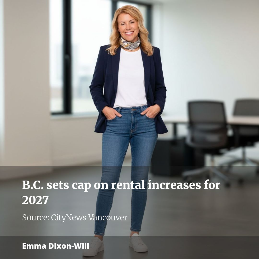 homesthatsell's tweet photo. B.C. sets cap on rental increases for 2027
A key update for both renters and landlords in B.C.: the province has set the 2027 rent increase cap at 2.2%, just below the 2.3% limit for 2026, directly tied to inflation rates. Since 2019, keeping rent hikes in line with inflation ... https://t.co/EJlcgBaJTc