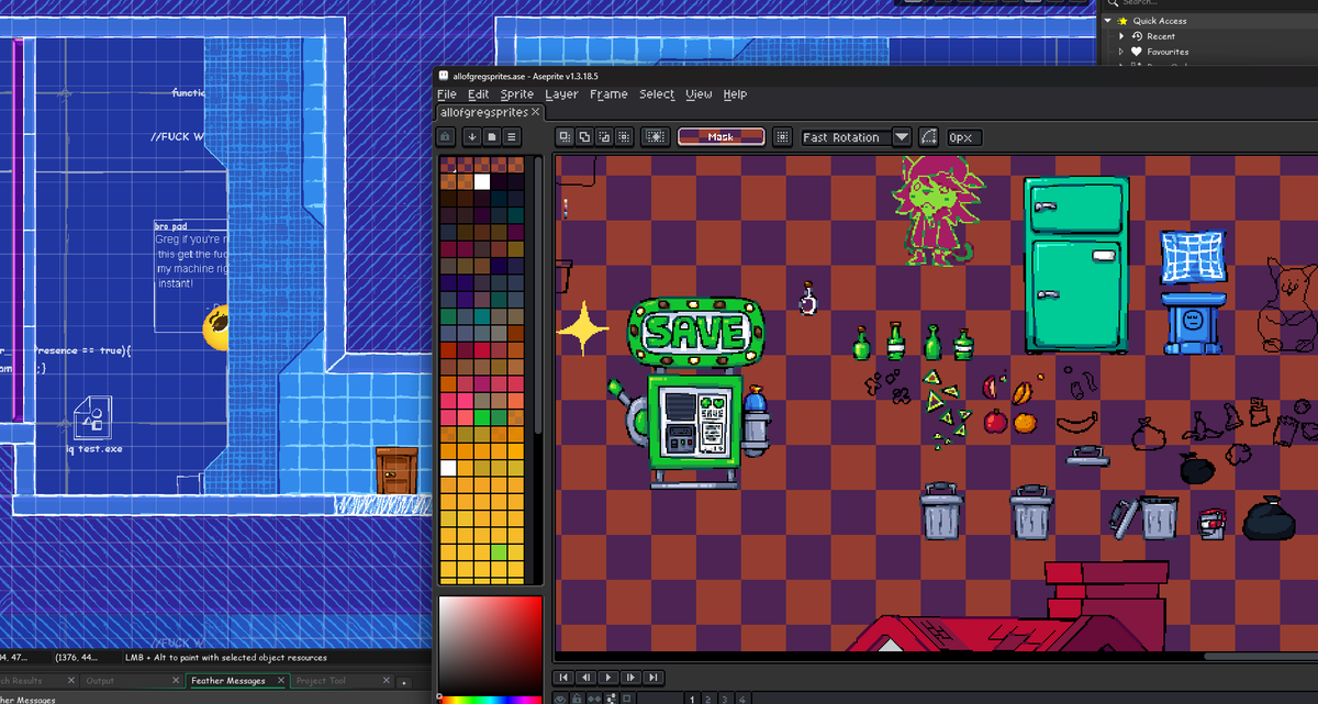GregBigDay's tweet photo. #GameDev #IndieDev
Since there's a wave of AI-generated games/dev posts flooding Twitter right now, we feel the need to announce this; 𝗢𝘂𝗿 𝗴𝗮𝗺𝗲 𝗵𝗮𝘀 𝗻𝗼 𝗔𝗜-𝗴𝗲𝗻𝗲𝗿𝗮𝘁𝗲𝗱 𝗮𝘀𝘀𝗲𝘁𝘀, 𝗰𝗼𝗱𝗲 𝗼𝗿 𝗱𝗲𝗯𝘂𝗴 𝗰𝗼𝗻𝘁𝗲𝗻𝘁. Everything made 𝗶𝘀 100% human made. https://t.co/k9VWUceoXv